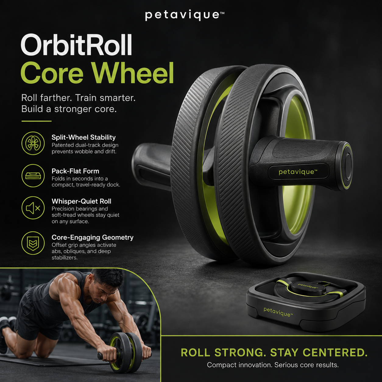 Petavique™ OrbitRoll Core Wheel